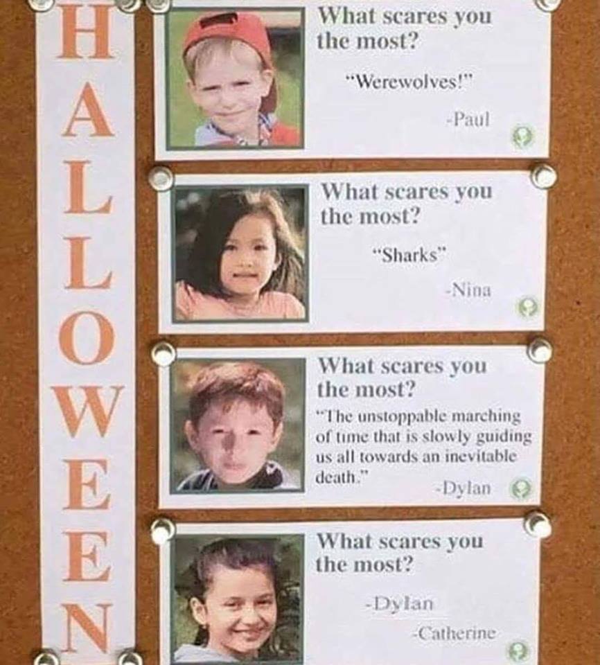 what scares you the most?
